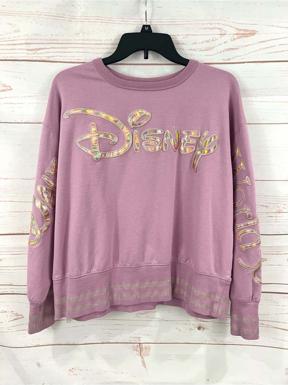 Walt Disney World 50th Anniversary Long Sleeve Iridescent Pullover Sweatshirt